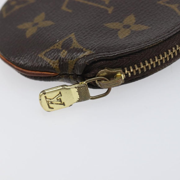 LOUIS VUITTON Monogram Porte Monnaie Coin Purse M61926 LV Auth 198563