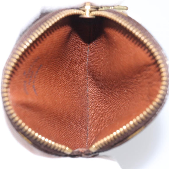 LOUIS VUITTON Monogram Porte Monnaie Coin Purse M61926 LV Auth 198563