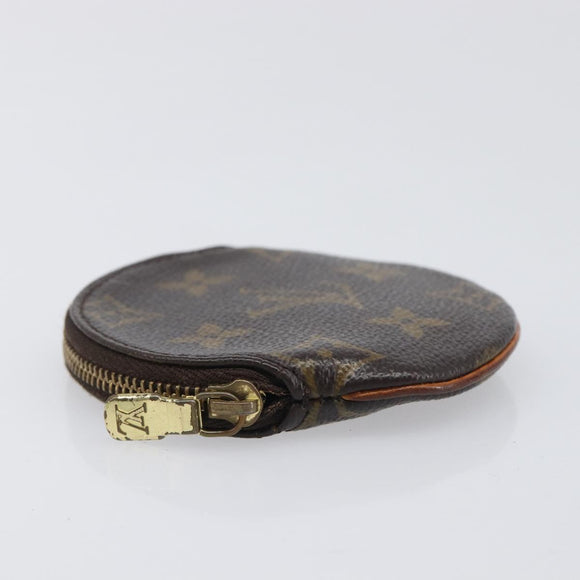 LOUIS VUITTON Monogram Porte Monnaie Coin Purse M61926 LV Auth 198563