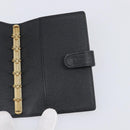 LOUIS VUITTON Epi Agenda PM Day Planner Cover Black R20052 LV Auth 198564A-18