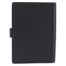 LOUIS VUITTON Epi Agenda PM Day Planner Cover Black R20052 LV Auth 198564A-2