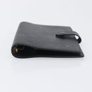 LOUIS VUITTON Epi Agenda PM Day Planner Cover Black R20052 LV Auth 198564A-6