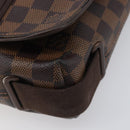 LOUIS VUITTON Damier Ebene Brooklyn PM Shoulder Bag N51210 LV Auth 198568-14