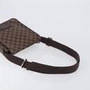 LOUIS VUITTON Damier Ebene Brooklyn PM Shoulder Bag N51210 LV Auth 198568-7