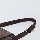 LOUIS VUITTON Damier Ebene Brooklyn PM Shoulder Bag N51210 LV Auth 198568-8