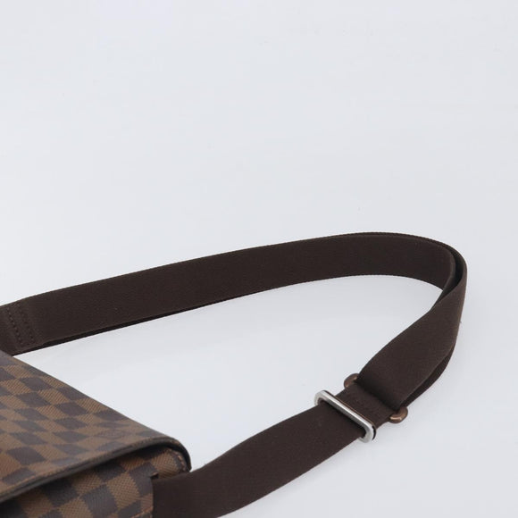 LOUIS VUITTON Damier Ebene Brooklyn PM Shoulder Bag N51210 LV Auth 198568