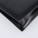 CELINE Shoulder Bag Leather Black Gold Auth 198571-13