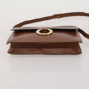 CELINE Macadam Canvas Shoulder Bag PVC Leather 3 Set Brown Beige Auth 198572-15