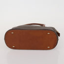 CELINE Macadam Canvas Shoulder Bag PVC Leather 3 Set Brown Beige Auth 198572-22