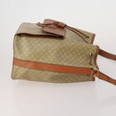 CELINE Macadam Canvas Shoulder Bag PVC Leather 3 Set Brown Beige Auth 198572-4