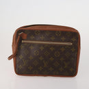 LOUIS VUITTON Monogram Damier Ebene Clutch Bag 5 Set LV Auth 198575-8