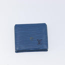 LOUIS VUITTON Epi For iPhone Xs Max Cell Phone Case 4 Set Blue Black Auth 198576-19