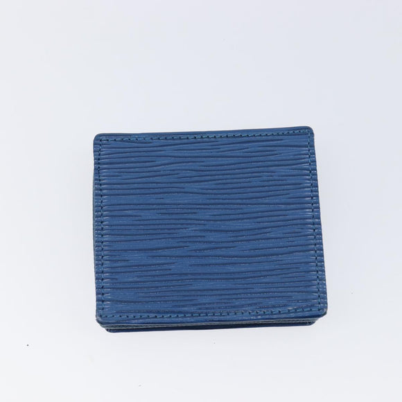 LOUIS VUITTON Epi For iPhone Xs Max Cell Phone Case 4 Set Blue Black Auth 198576