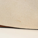 LOEWE Hammock Small Hand Bag Canvas Leather 2way Beige Silver Auth 198601M-5
