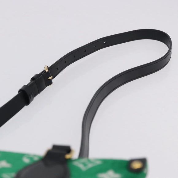LOUIS VUITTON Monogram Jacquard Velvet On the Go PM Green M46216 Auth 198605M