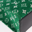 LOUIS VUITTON Monogram Jacquard Velvet On the Go PM Green M46216 Auth 198605M-12