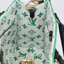 LOUIS VUITTON Monogram Jacquard Velvet On the Go PM Green M46216 Auth 198605M-18