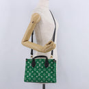 LOUIS VUITTON Monogram Jacquard Velvet On the Go PM Green M46216 Auth 198605M-23