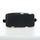 LOEWE Puzzle 10 Puzzle Bag Small Leather 2way Black Silver Auth 198606SM-5