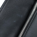 LOEWE Puzzle 10 Puzzle Bag Small Leather 2way Black Silver Auth 198606SM-9