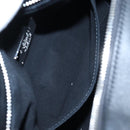 LOEWE Puzzle 10 Puzzle Bag Small Leather 2way Black Silver Auth 198606SM-27