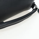 LOEWE Puzzle 10 Puzzle Bag Small Leather 2way Black Silver Auth 198606SM-6