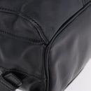 PRADA Backpack Leather Black Silver 1BZ677 Auth 198608V-16