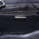 PRADA Backpack Leather Black Silver 1BZ677 Auth 198608V-25