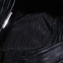 PRADA Backpack Leather Black Silver 1BZ677 Auth 198608V-9