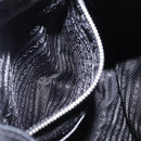 PRADA Backpack Leather Black Silver 1BZ677 Auth 198608V-29