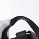 PRADA Backpack Leather Black Silver 1BZ677 Auth 198608V-14