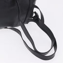 PRADA Backpack Leather Black Silver 1BZ677 Auth 198608V-8