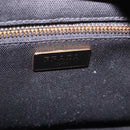 PRADA Wicker Canapa Hand Bag Rattan 2way Beige Gold 1BG835 Auth 198609SAM-23