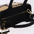 PRADA Wicker Canapa Hand Bag Rattan 2way Beige Gold 1BG835 Auth 198609SAM-6
