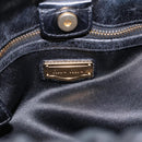 Miu Miu Hand Bag Leather 2way Black Gold Auth 198610M-19