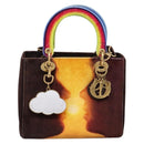 Christian Dior Lady Dior Ladyart x Friedrich Knass Bag Velvet 2way Auth 198612SM-13