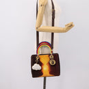 Christian Dior Lady Dior Ladyart x Friedrich Knass Bag Velvet 2way Auth 198612SM-26