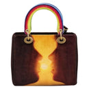 Christian Dior Lady Dior Ladyart x Friedrich Knass Bag Velvet 2way Auth 198612SM-2