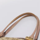 GUCCI GG Canvas Miss GG Tote Bag Beige Gold Tone 342591 Auth 198622-8
