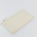 BALENCIAGA Navy Cabas S Hand Bag Leather Ivory Silver 339933 Auth 198623-21