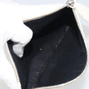BALENCIAGA Navy Cabas S Hand Bag Leather Ivory Silver 339933 Auth 198623-23
