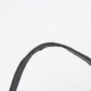 PRADA Tote Bag Nylon Black Gold Tone Auth 198624-9