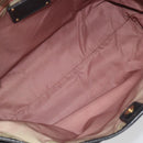 PRADA Tote Bag Nylon Black Gold Tone Auth 198624-11