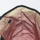 PRADA Tote Bag Nylon Black Gold Tone Auth 198624-20