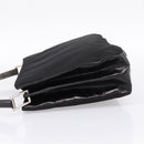 PRADA Tote Bag Nylon Black Silver Auth 198627A-4