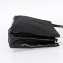 PRADA Tote Bag Nylon Black Silver Auth 198627A-5