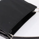 PRADA Tote Bag Nylon Black Silver Auth 198627A-6