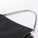PRADA Tote Bag Nylon Black Silver Auth 198627A-8