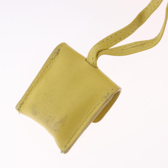 BOTTEGA VENETA INTRECCIATO Shoulder Bag Leather Yellow Auth 198629V