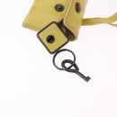 BOTTEGA VENETA INTRECCIATO Shoulder Bag Leather Yellow Auth 198629V-9